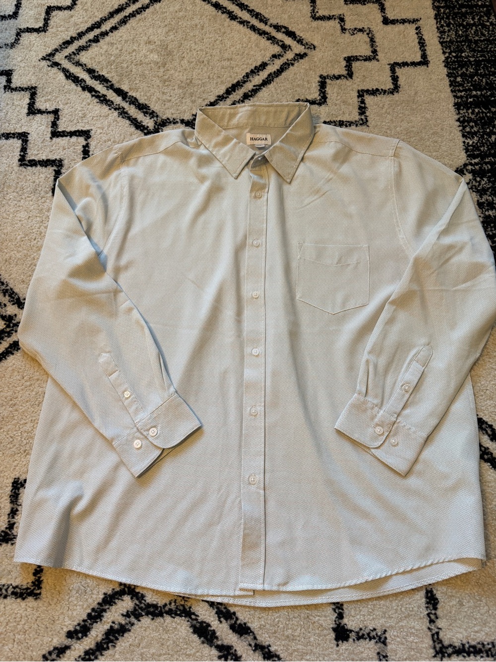 Men’s Haggar Button Down Shirt Size XXL